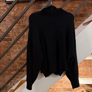 All Saints Black Turtleneck Sweater